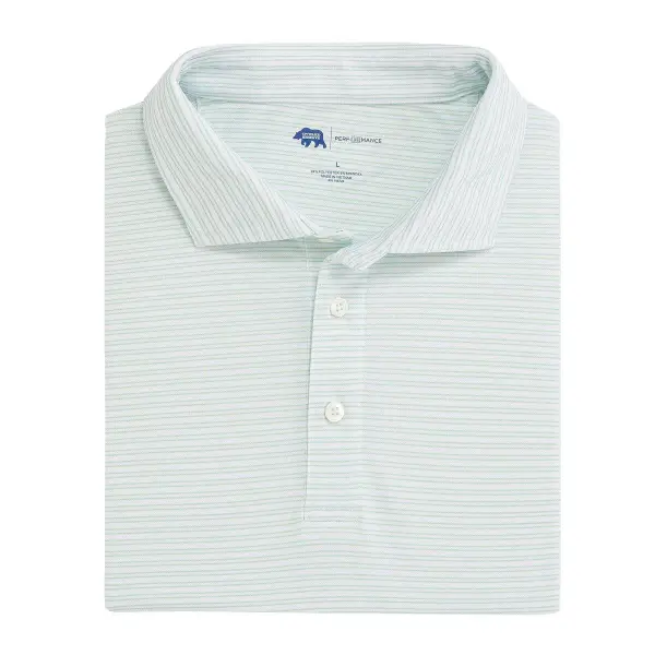 Pairing Stripe Performance Pique Polo T-Shirt