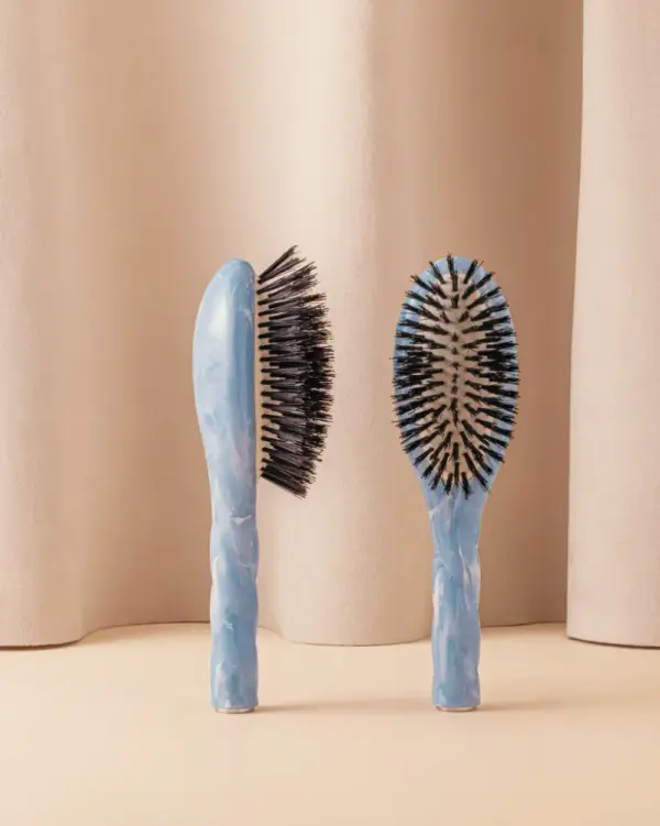 Roseanna x La Bonne Brosse N.01 The Small Shine & Care The Universal Hairbrush Blue Salty Gelato