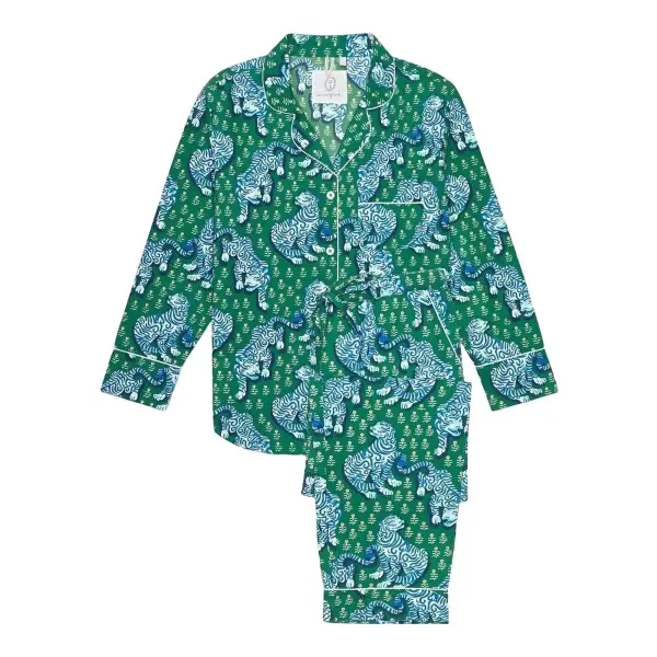 Tiger Queen Printed Pajama Set