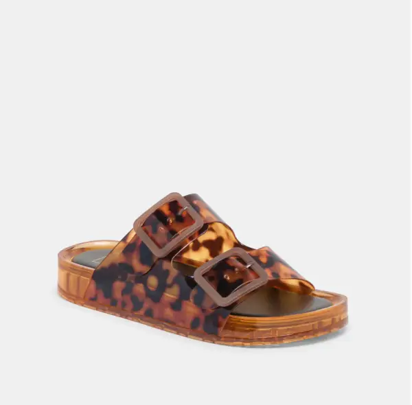 JULIO SANDALS TORTOISE VINYL