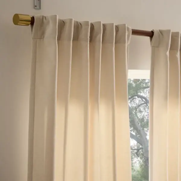 Worn Velvet Curtain
