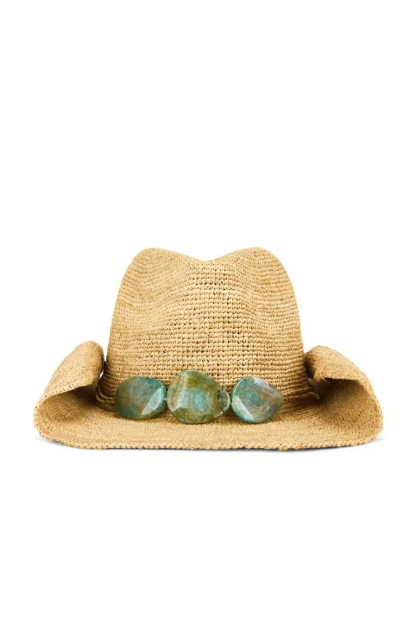 florabella Billie Cowboy Hat in Natural | REVOLVE