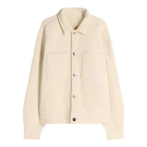 Boxy Fit Faux Shearling Jacket