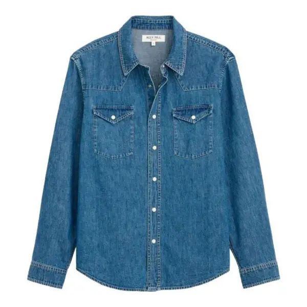 Jackson Pocket Shirt In Denim