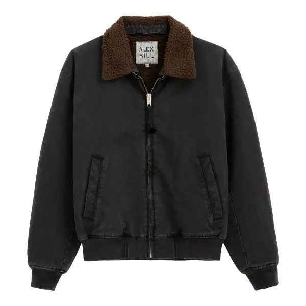 Flight Jacket In Canvas 