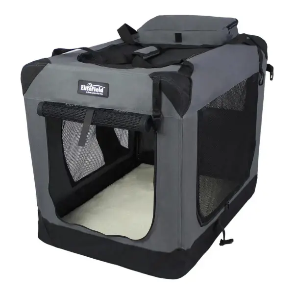 3-Door Collapsible Soft Dog Crate 20 inch