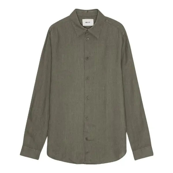 Enzo - Classic Collar Linen Shirt