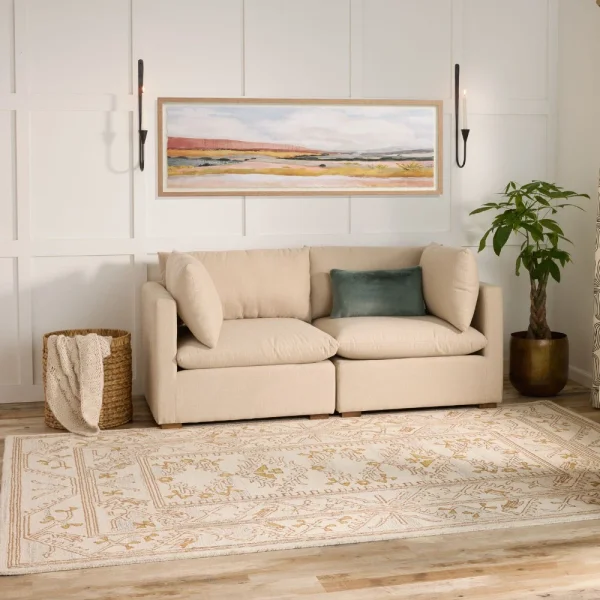 Oversized Desert Landscape on Paper Framed Wall Art