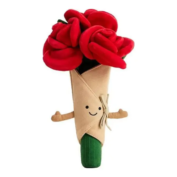 Amuseables Rose Bouquet Plush Toy