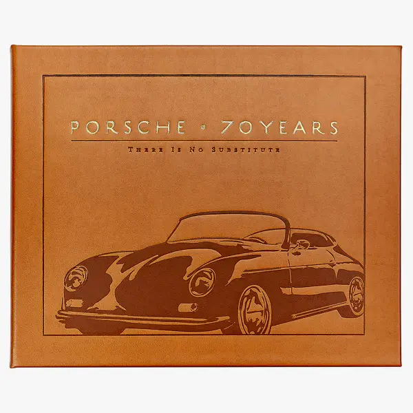 Porsche 70 Years Leather-Bound Book