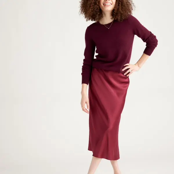 Washable Silk Skirt