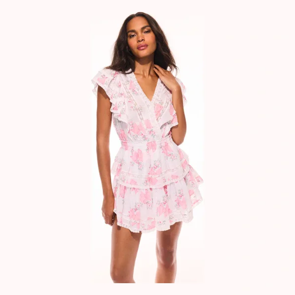 Gwen Summer Heirloom Print Mini Dress