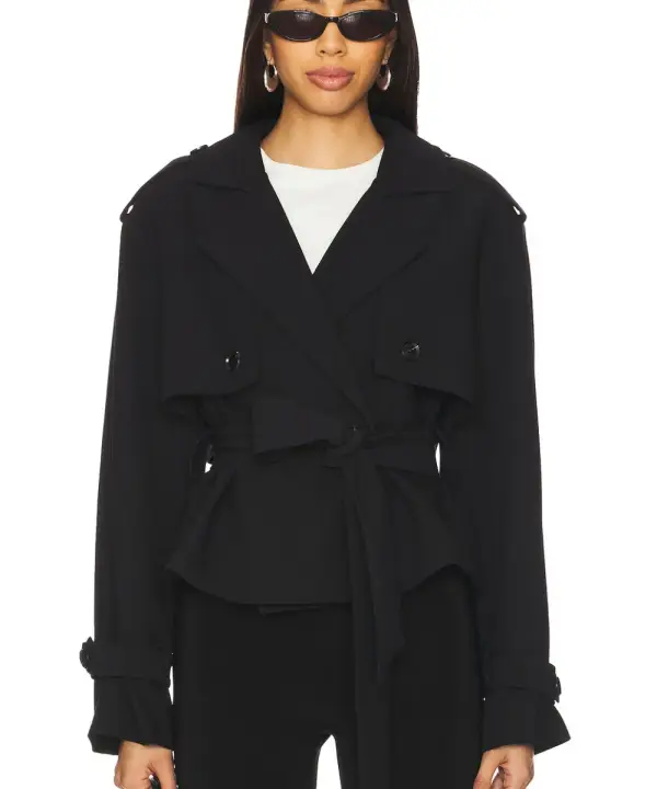 The Cropped Charles Trench Coat