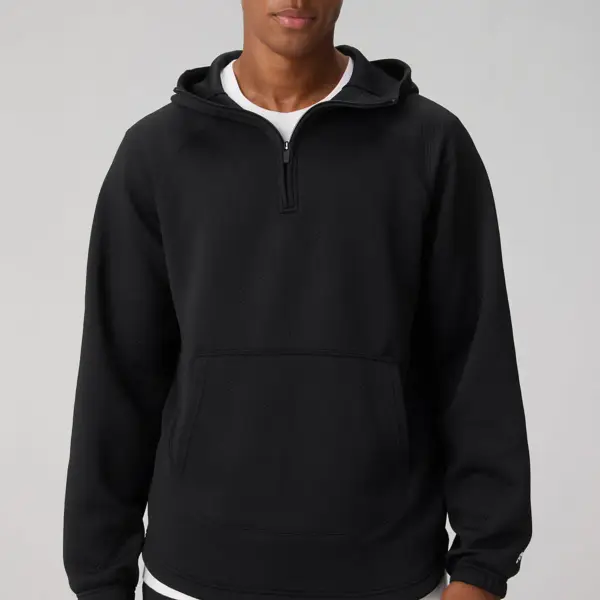 The Gridtech Quarter Zip Hoodie