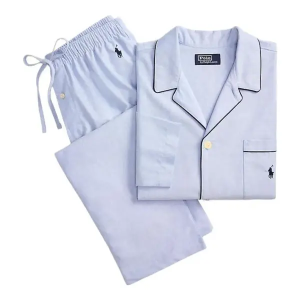 Cotton Oxford Pajama Set