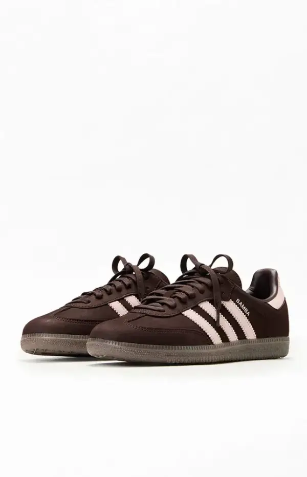 Brown & Pink Samba OG Shoes