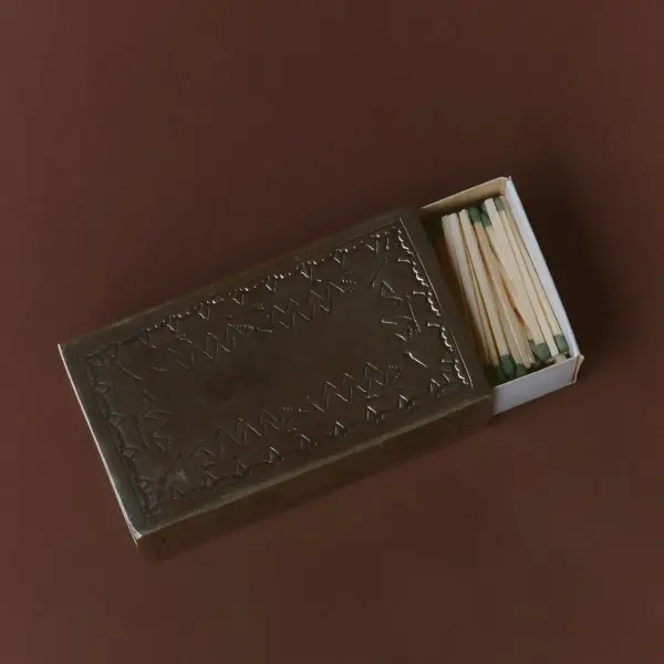 Large Stamped Matchbox