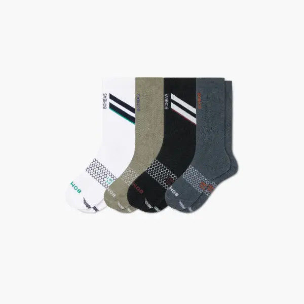 Men's All Sport Calf Sock 4-Pack