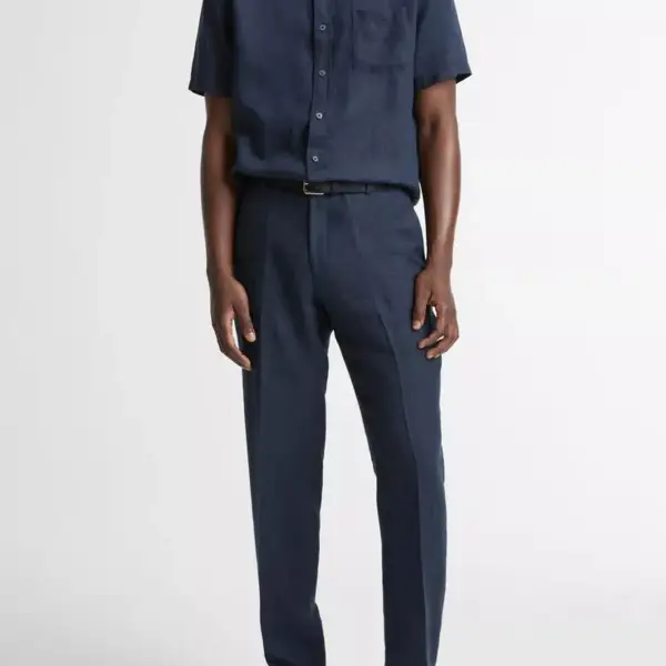 Linen-Cotton Classic Pant