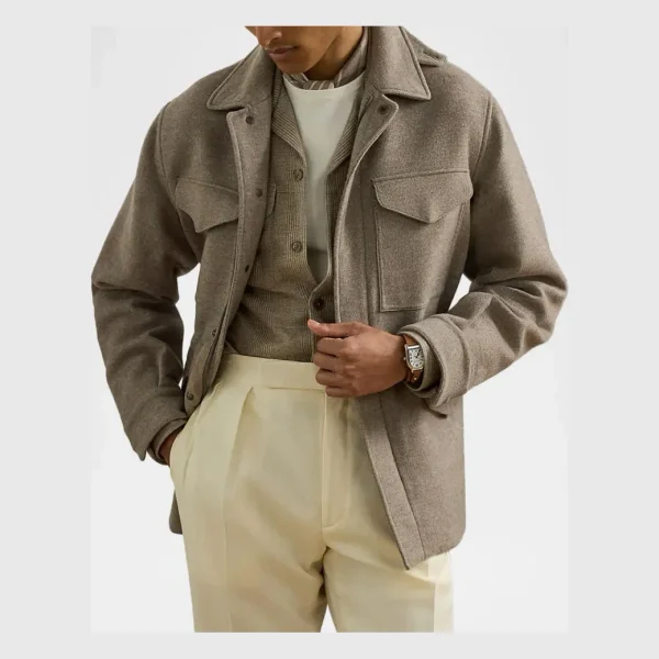 Men's Ripley Wool-Cashmere Four Pocket Jacket