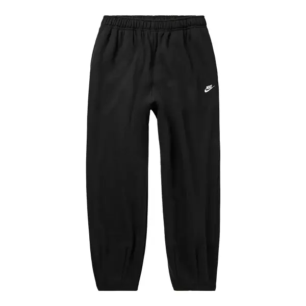 Club Wide Leg Logo Embroidered Cotton Jersey Sweatpants