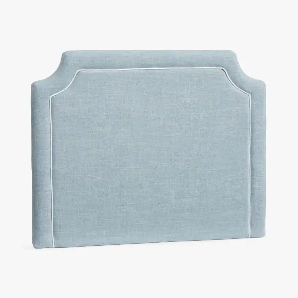 No Nails Auburn Piped Smart Wall Mounted Headboard