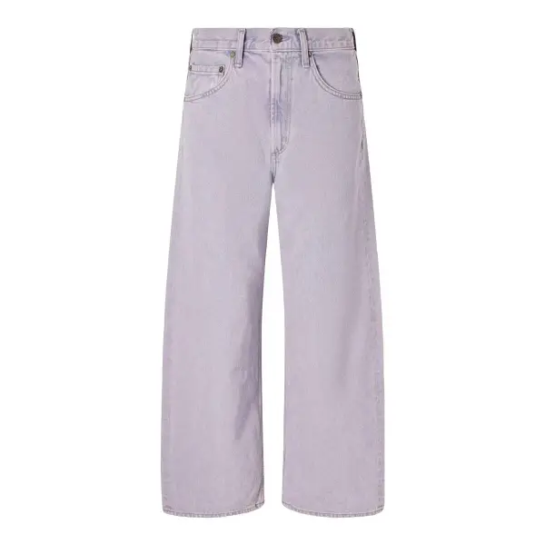 Low Curve Crop High-Rise Wide-Leg Jeans