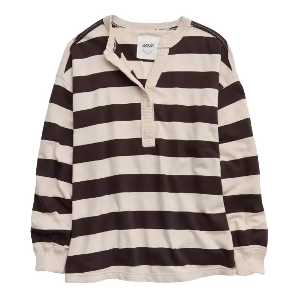 Poolside Terry Henley Sweatshirt