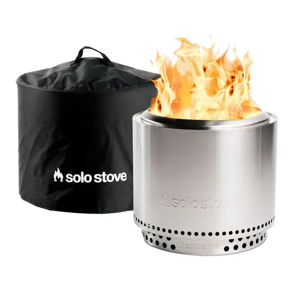 3-Piece Solo Stove with Stand & Cover