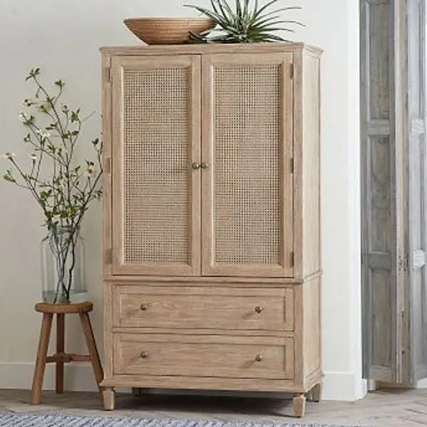 Sausalito Cane Armoire