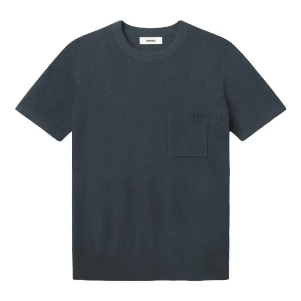 Yuma Hemp Rib Knit Pocket Tee