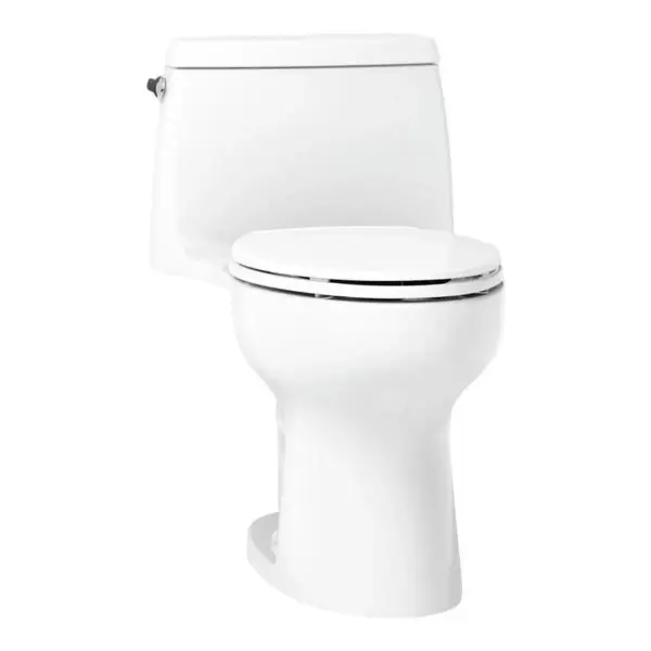 Santa Rosa One-Piece Compact Elongated 1.28 GPF Toilet with Revolution 360 Swirl Flushing Technology