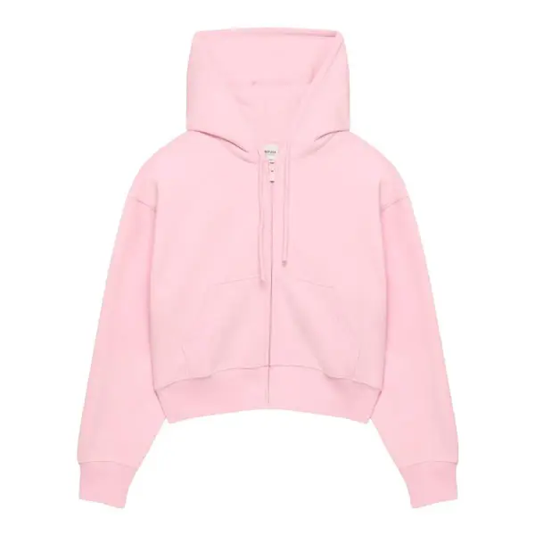 Cozy Sweatfleece Boyfriend Boxy Zip Hoodie