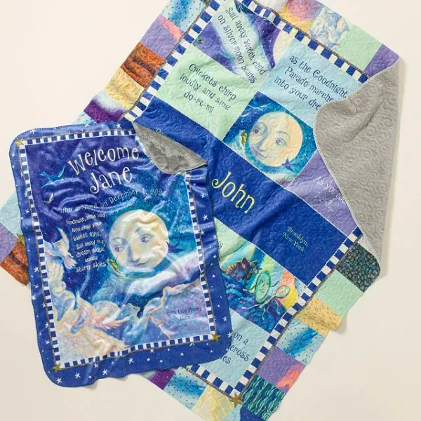 Goodnight Little Me Personalized Blanket