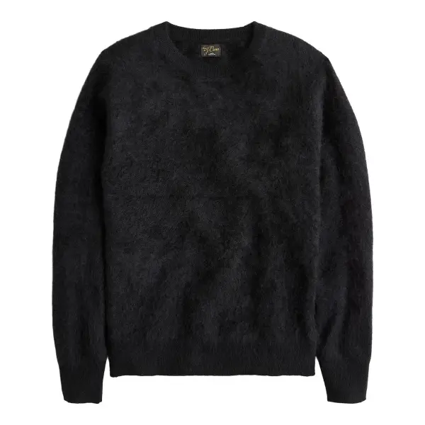 Brushed Cashmere Crewneck Sweater