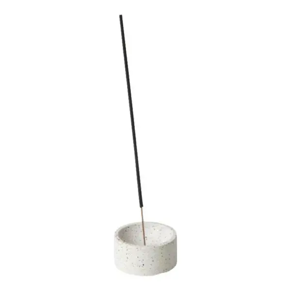 Terrazzo Round Incense Holder