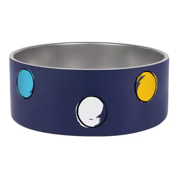 Watercolor Dot Pet Bowl