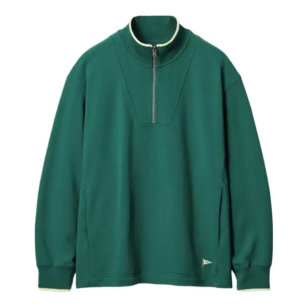 Sweat Half Zip Pullover