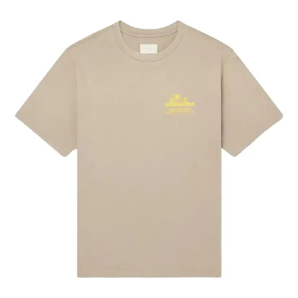Unisphere Logo Print Cotton Jersey T Shirt