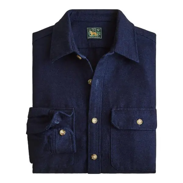 Heavyweight Chamois Workshirt in Japanese Cotton