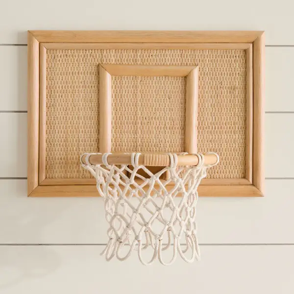 Natural Wood Basketball Hoop