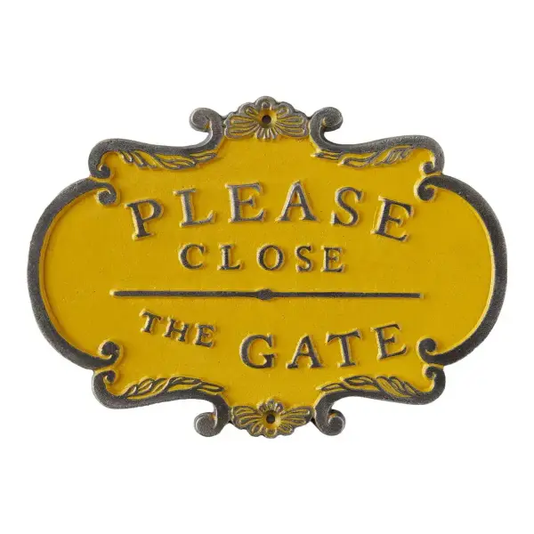 Please Close the Gate Sign