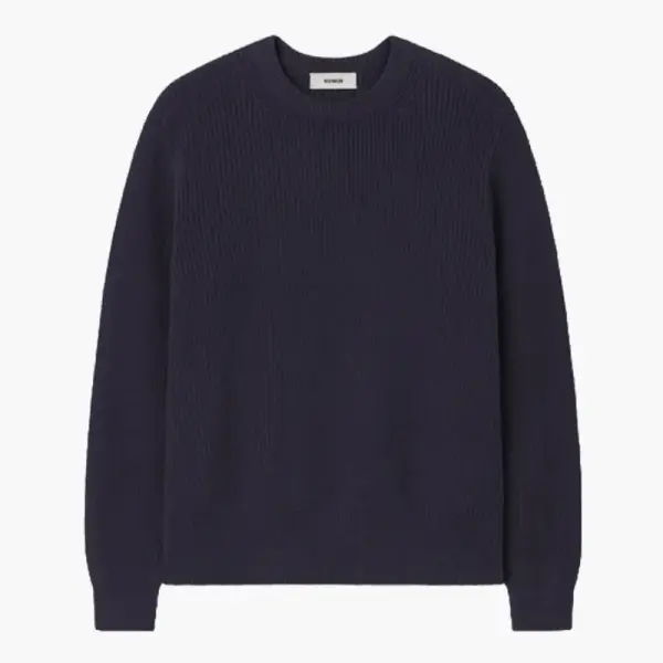 India Ink Cotton Rib Crewneck Sweater 
