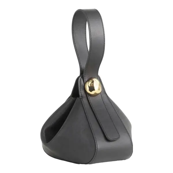 The Sculpted Metal Wristlet