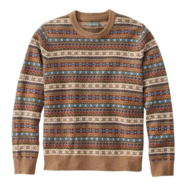 Signature Camp Merino Wool Crewneck Sweater Pattern