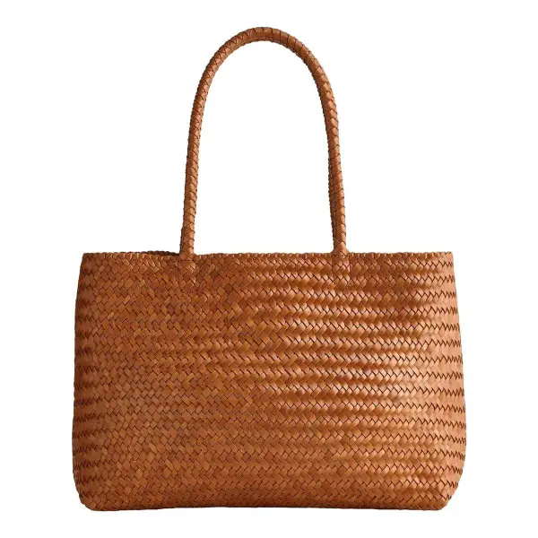 The Signature Woven Tote Bag