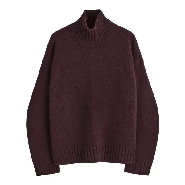 Cashmere Funnel-Neck Jumper