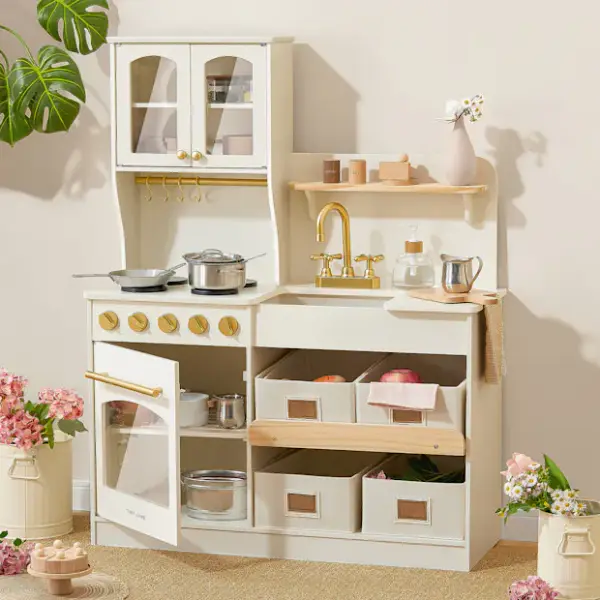 Tiny Land Trendy Play Kitchen - Montessori Organizer
