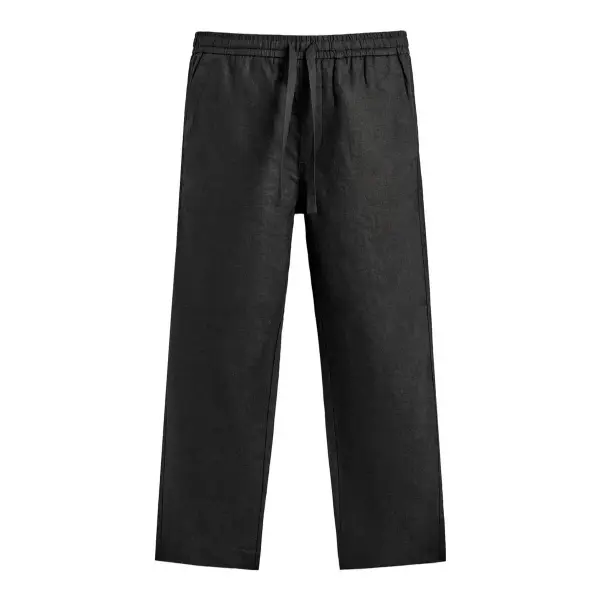 Relaxed Fit 100% Linen Pants