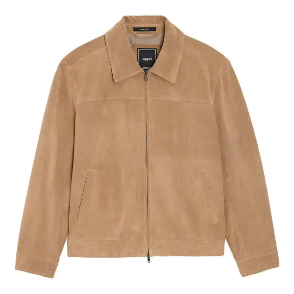 Italian Suede Driving Jacket